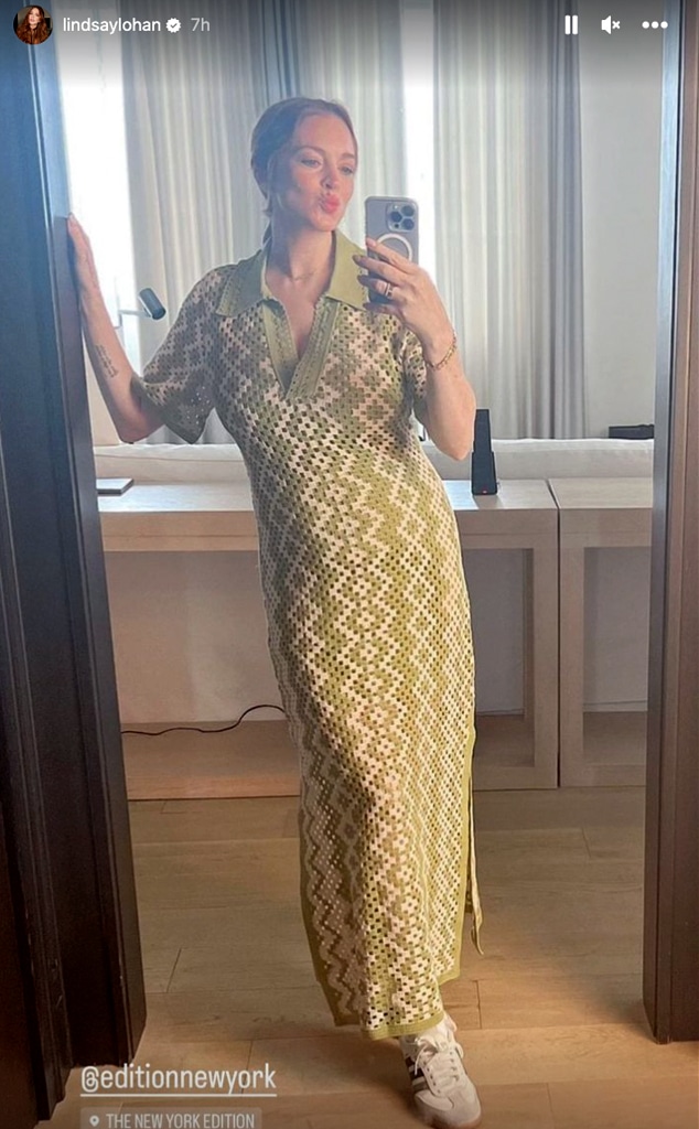 Lindsay Lohan, pregnancy, Instagram