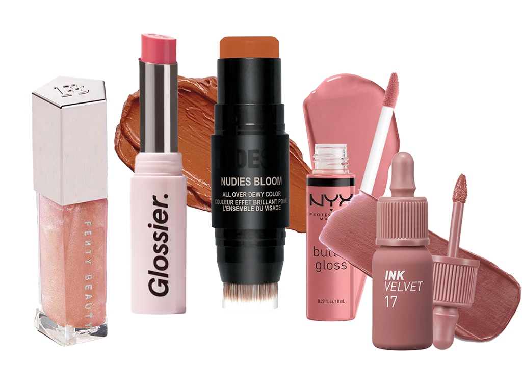 E-Comm: lip gloss cheek trend
