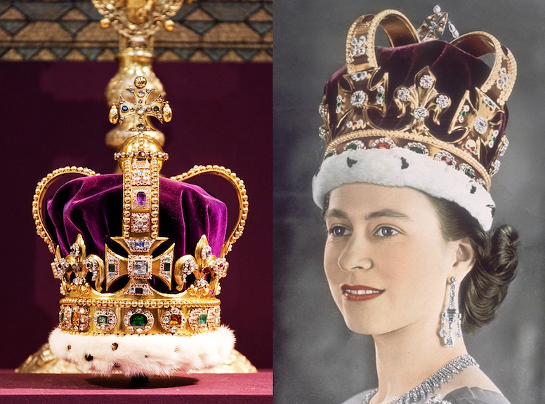 Queen Elizabeth, St. Edward's Crown, Crown Jewels for Coronation