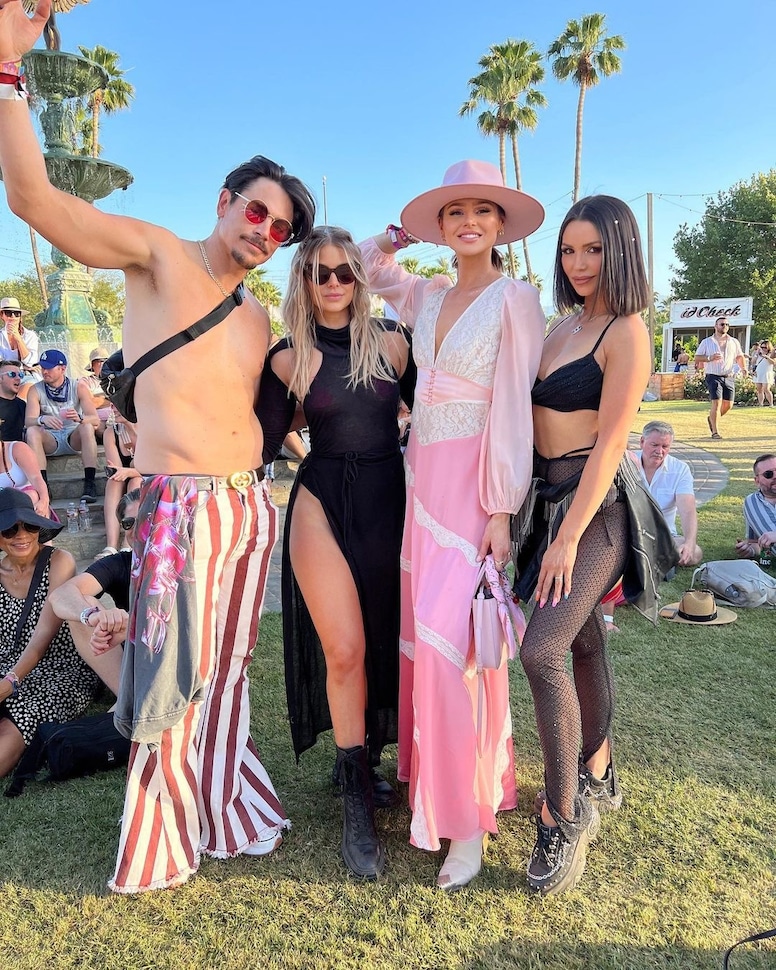 Scheana Shay, Tom Sandoval, Ariana Madix, Raquel Leviss, Coachella 2022