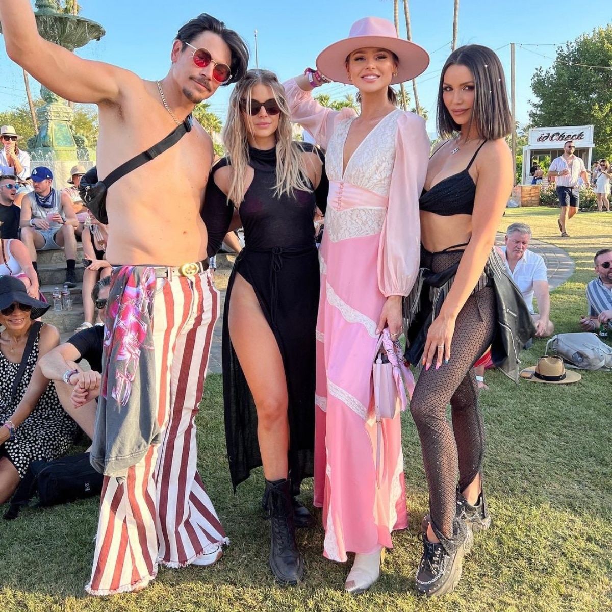 Scheana Shay, Tom Sandoval, Ariana Madix, Raquel Leviss, Coachella 2022