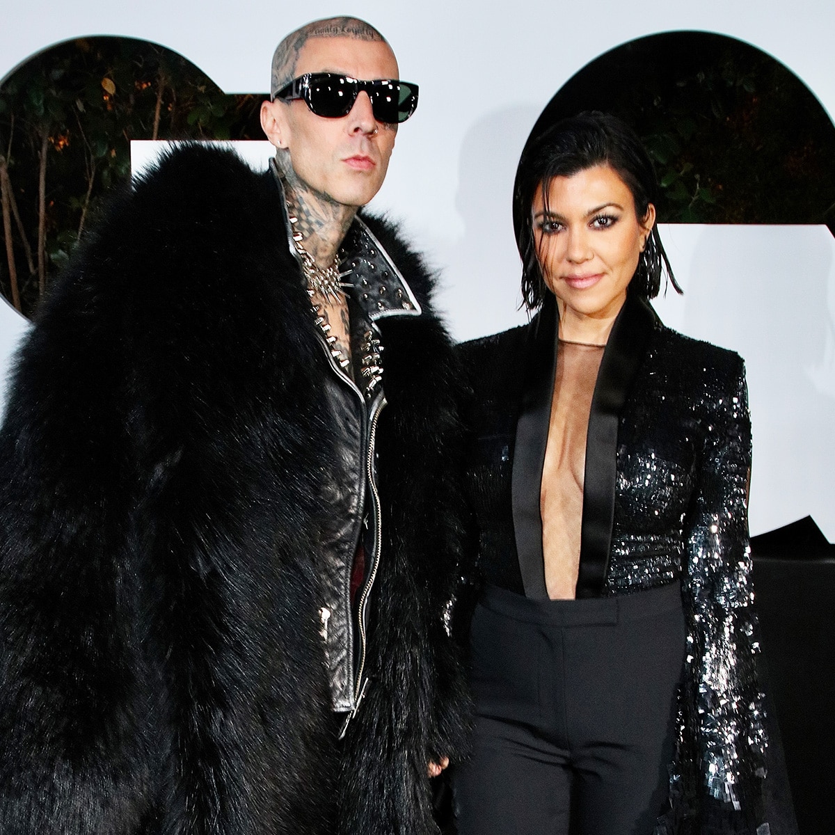 Travis Barker and Kourtney Kardashian