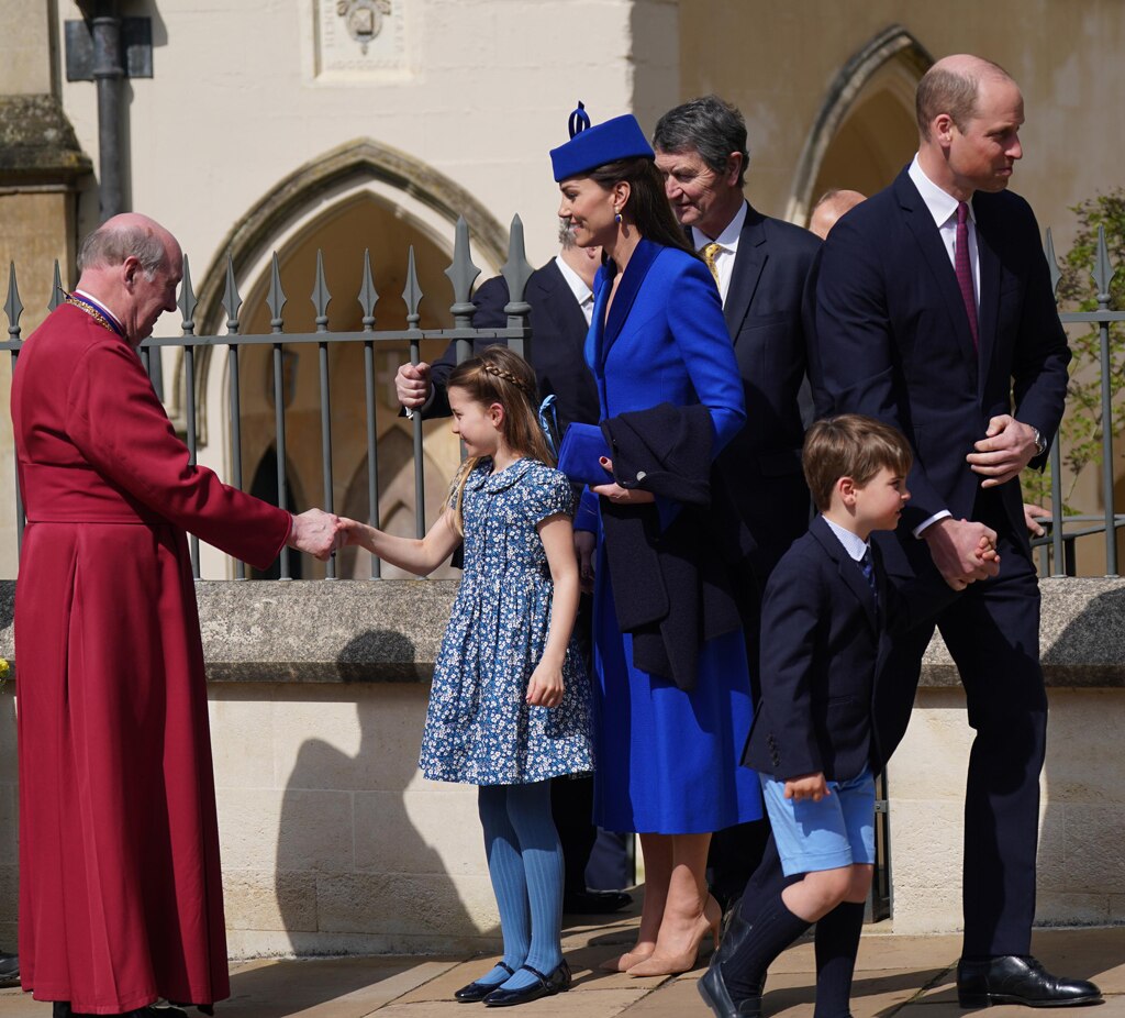 Photos from Members of the Royal Family Attend Easter Church