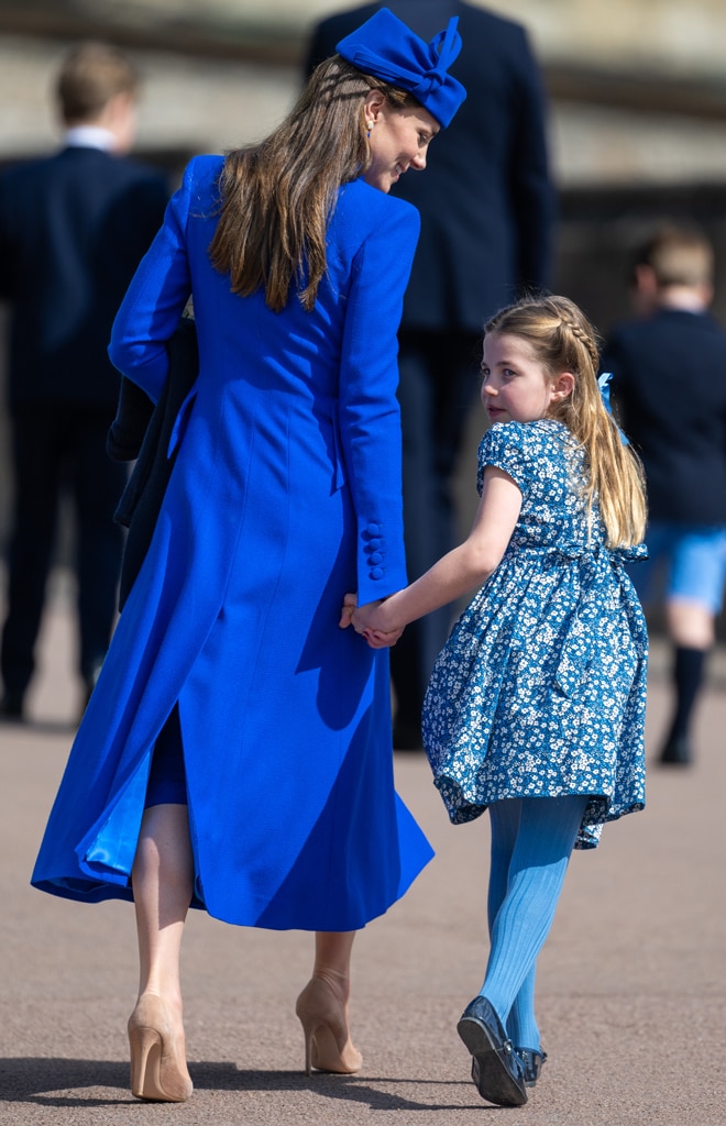 Photos from Members of the Royal Family Attend Easter Church