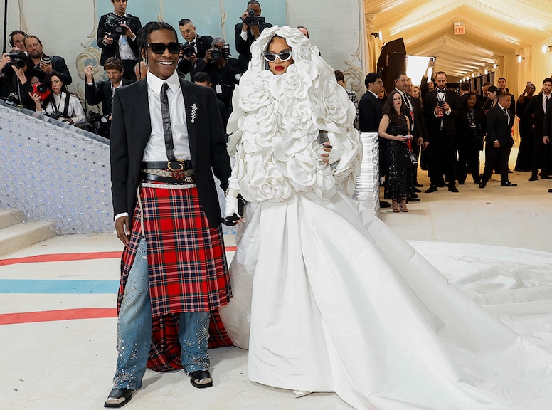 A$AP Rocky, Rihanna , 2023 Met Gala, Arrivals, Couples