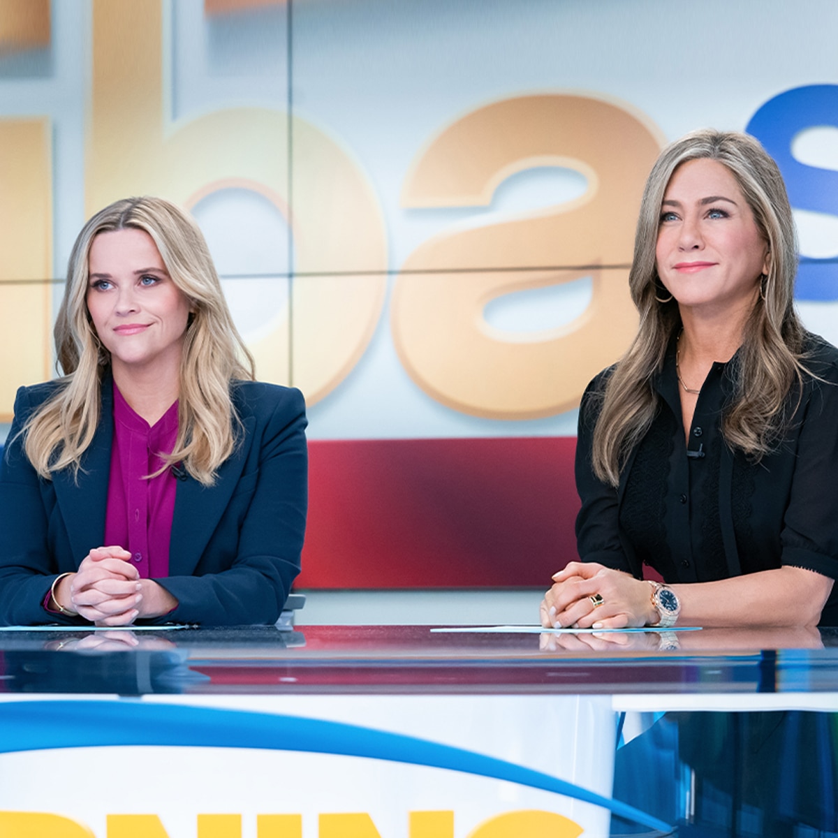 Reese Witherspoon and Jennifer Aniston, The Morning Show, Apple TV+