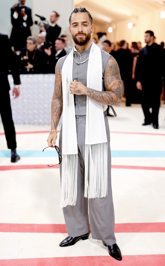 Maluma Brings the Heat in Must See Met Gala 2023 Red Carpet Look