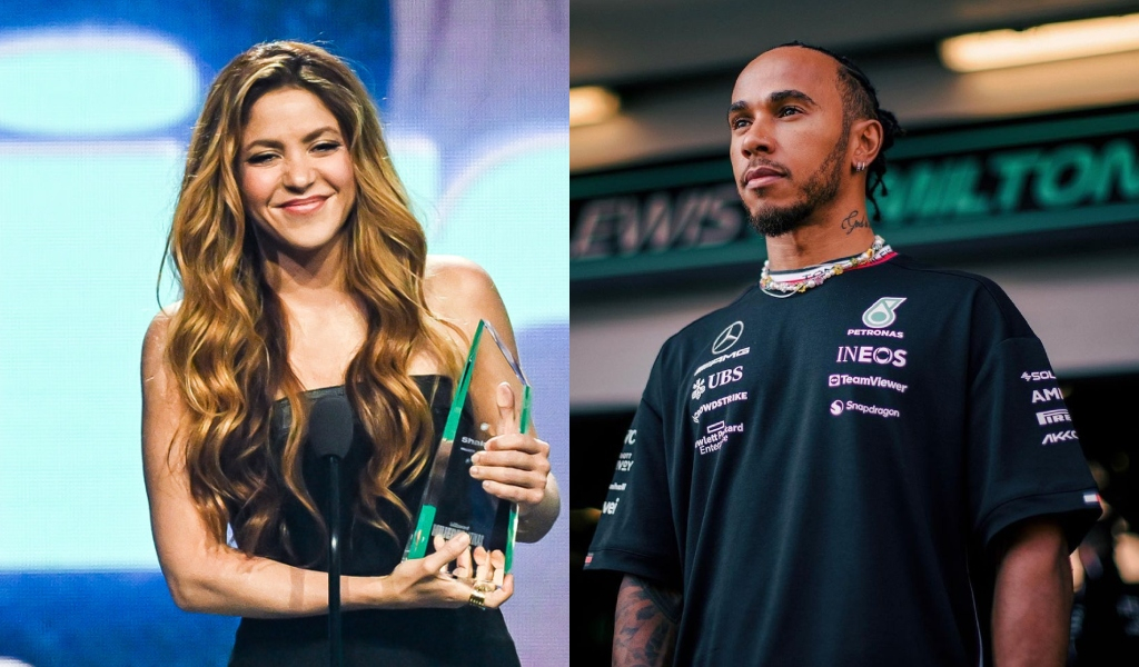 Shakira, Lewis Hamilton