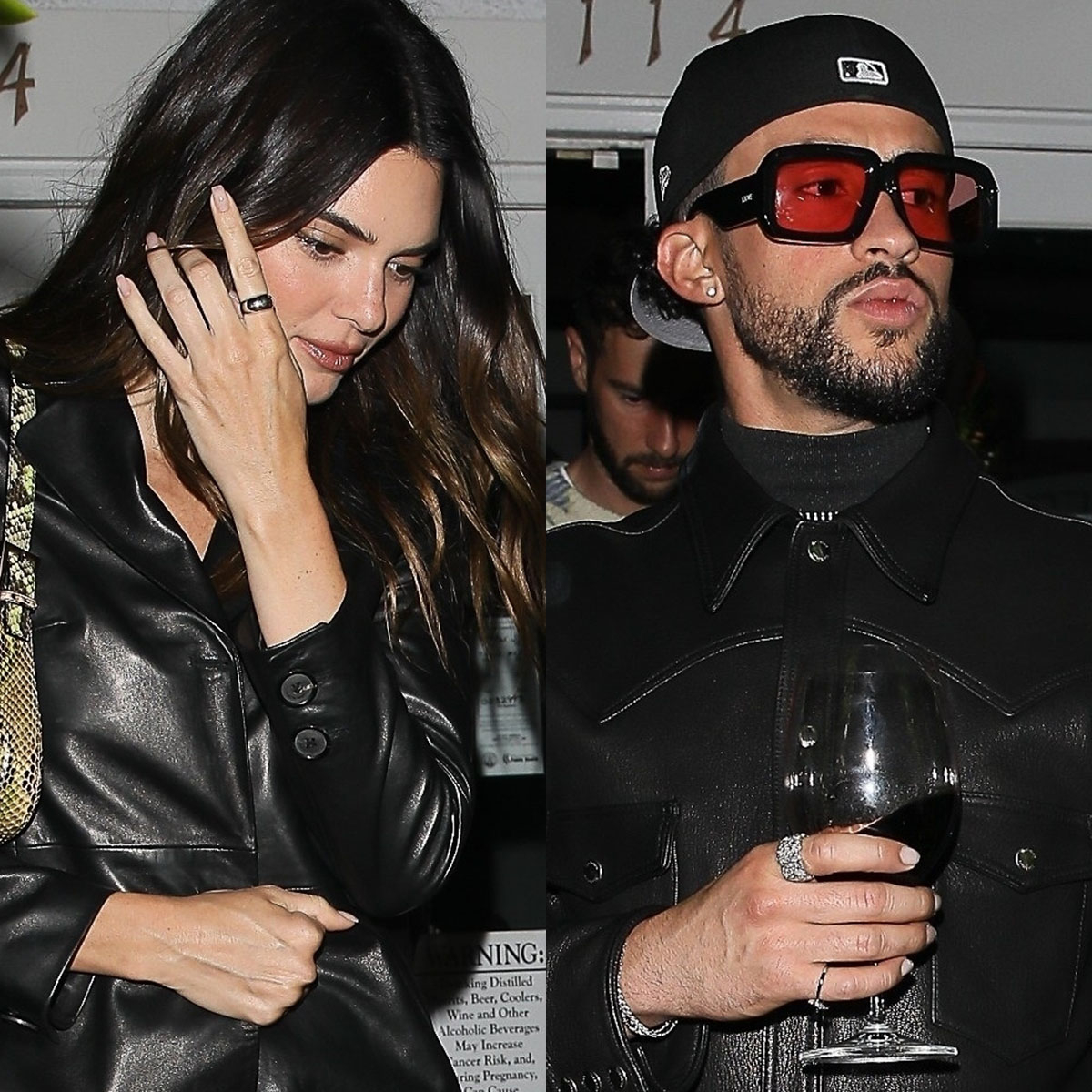 Kendall Jenner Rocks Sheer Ensemble for Date Night With Bad Bunny