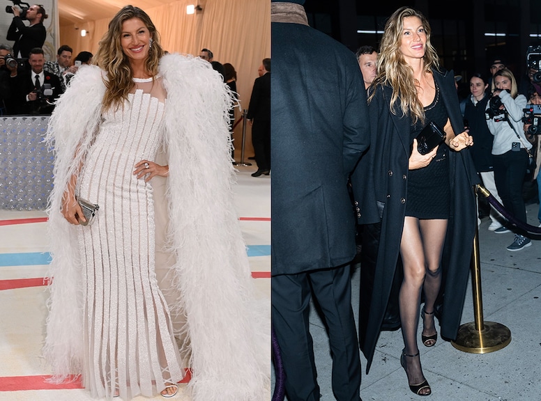 Gisele Bundchen, 2023 Met Gala, Stars Outfit Changes After Met Gala