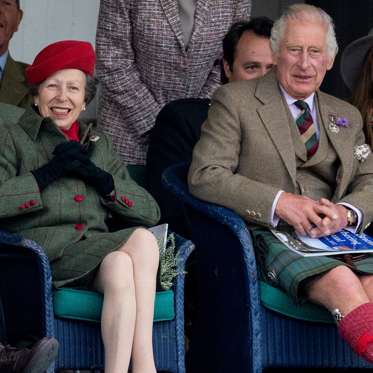 Princess Anne and King Charles III