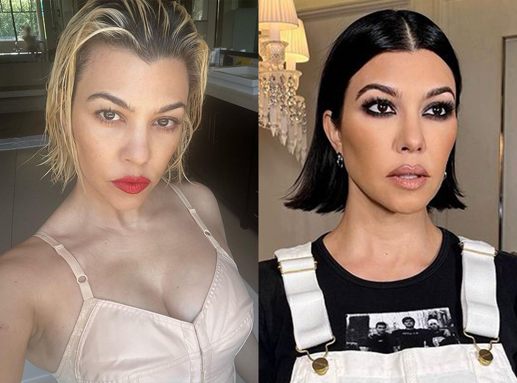 Kourtney Kardashian, hair transformation