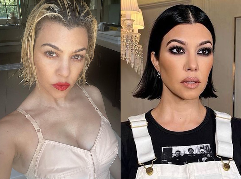 Kourtney Kardashian, hair transformation