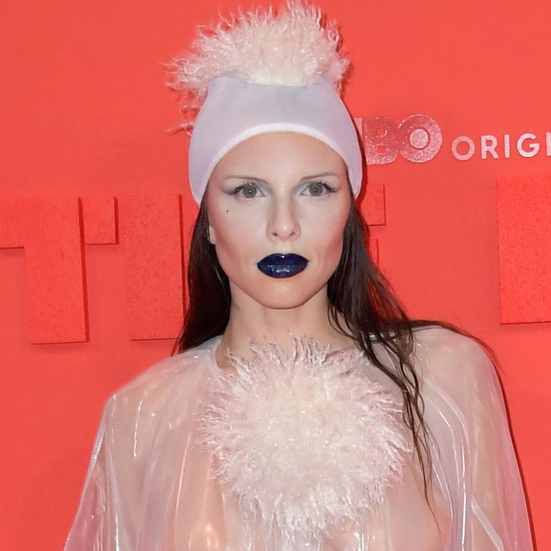 Julia Fox Wears Bold Plastic Clown Look at the Cannes 2023