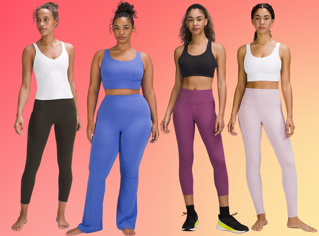 Lululemon workout set — sports bra & leggings with - Depop