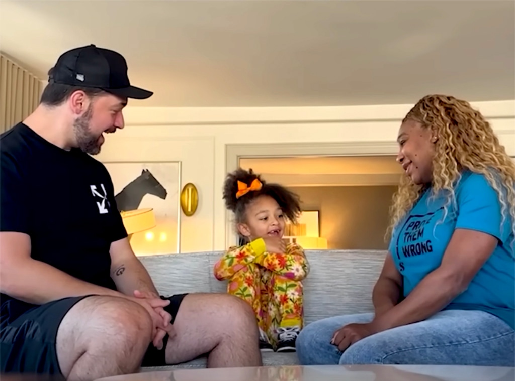 Serena Williams, Alexis Ohanian and Daughter Olympia