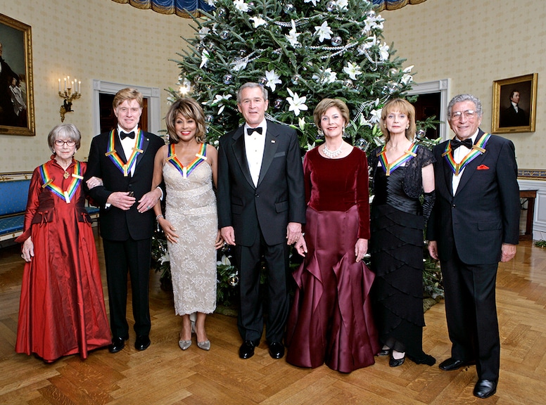 Tina Turner, George W. Bush and Laura Bush, Robert Redford, Tony Bennett, 2005