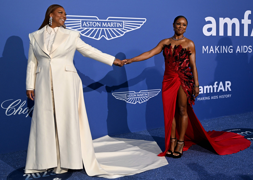 Queen Latifah, Eboni Nichols, 2023 amfAR Gala, Cannes