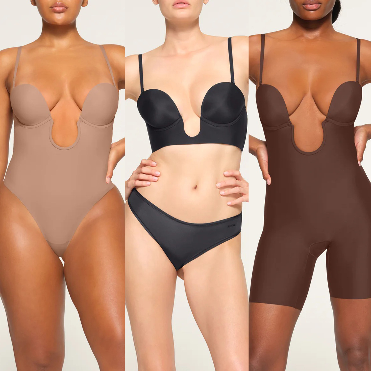 Just Dropped: Plunge and Low Rise Shapewear - SKIMS