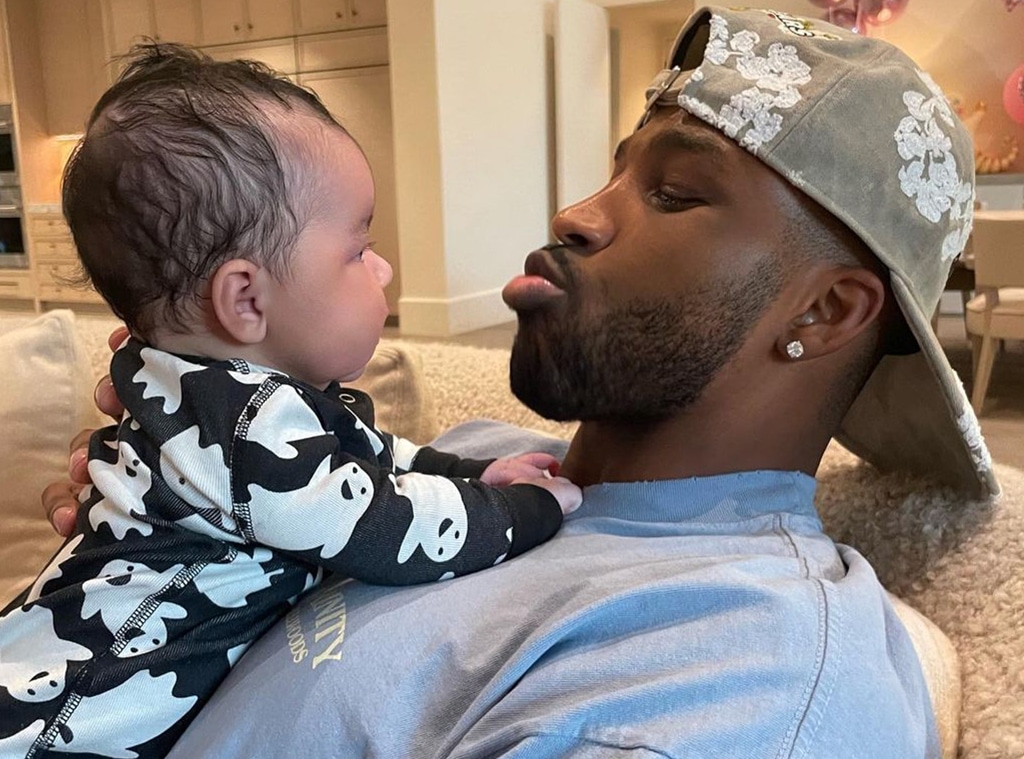 Khloe Kardashian and Tristan Thompson's baby boy, Instagram