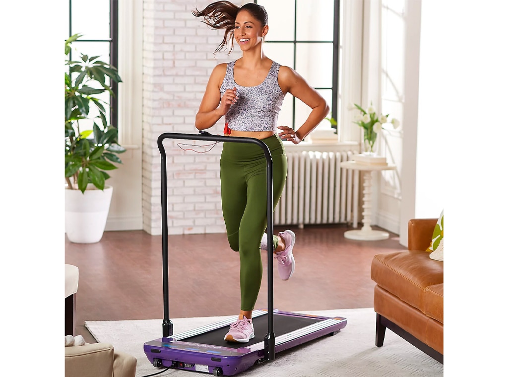 Slimline outlet foldable treadmill