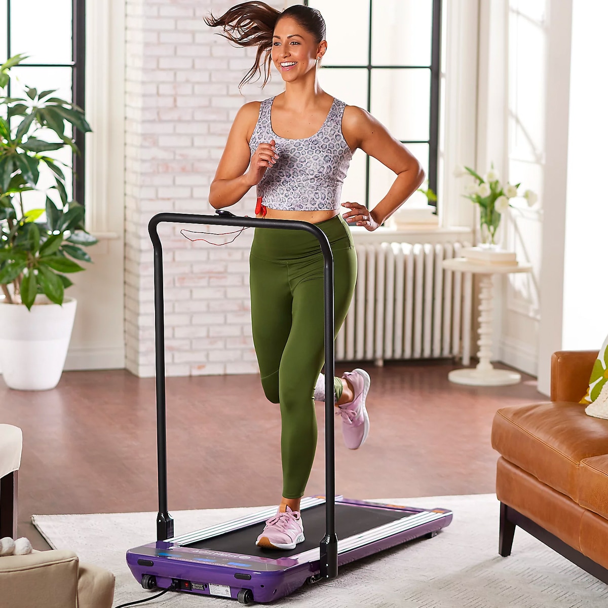 Flash Deal Save 261 on a Fitnation Foldable Treadmill Bundle