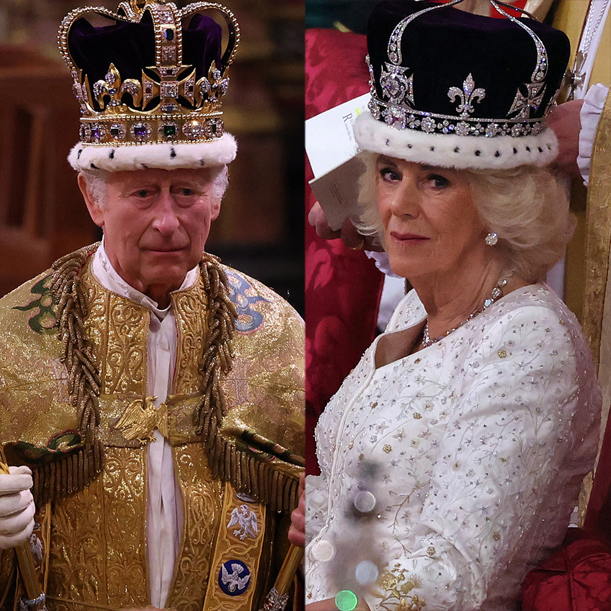 King Charles III and Queen Camilla are crowned in London : NPR