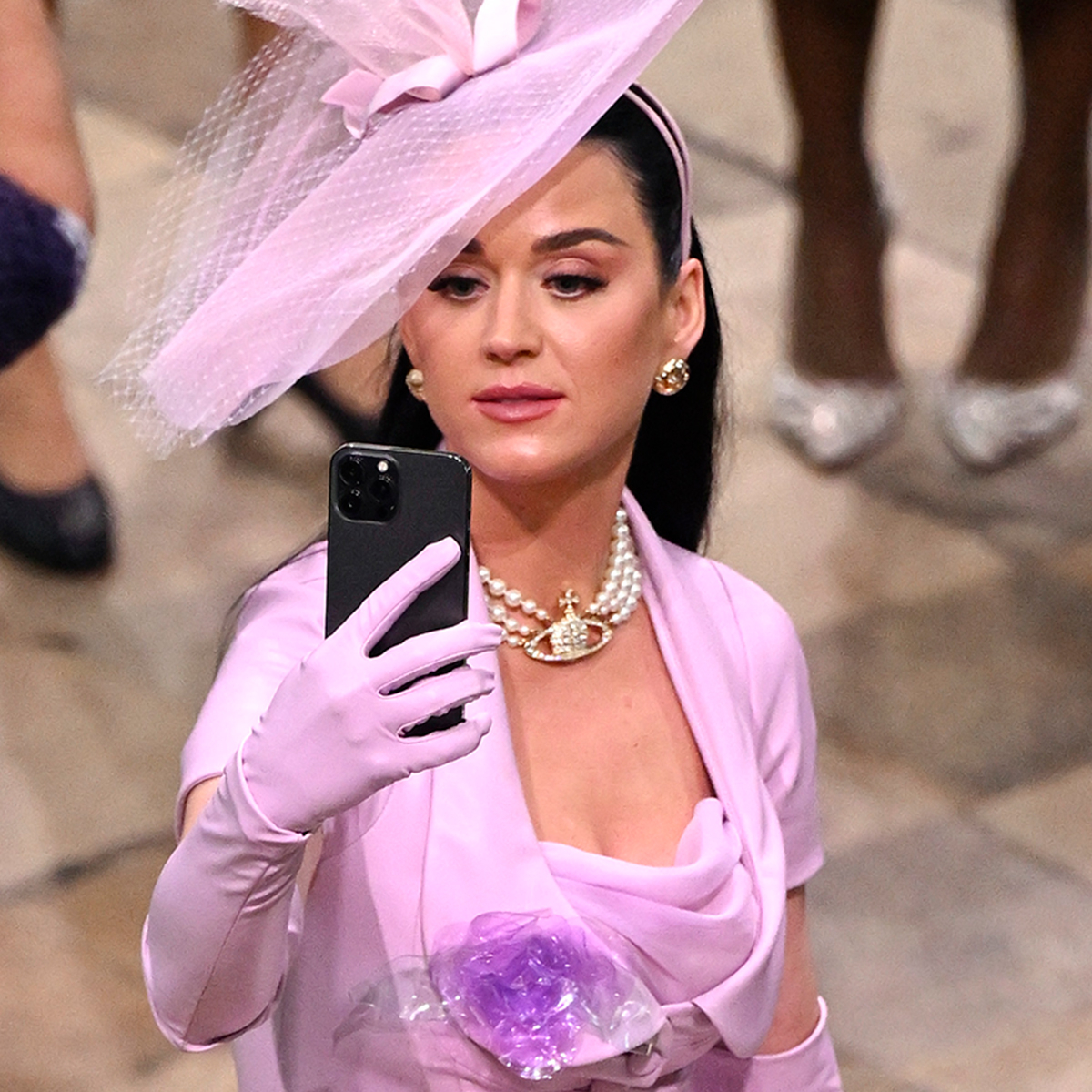 Katy Perry Reacts to VIral Video of Her Looking for Coronation Seat