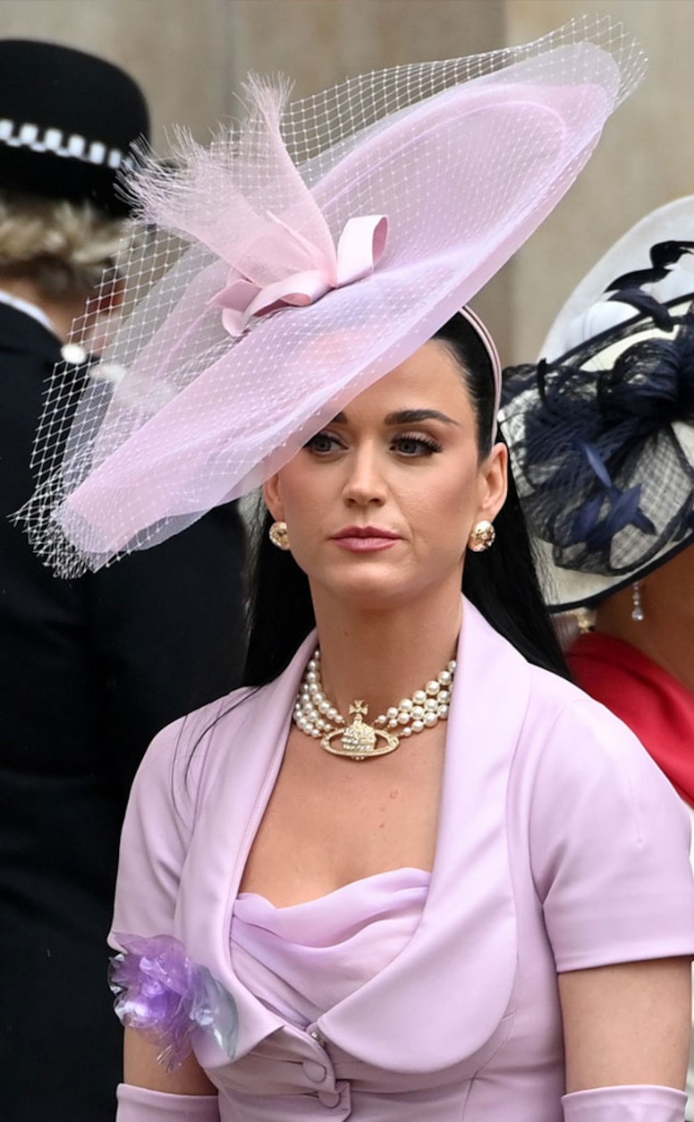 King Charles III Coronation, Fascinator, Katy Perry