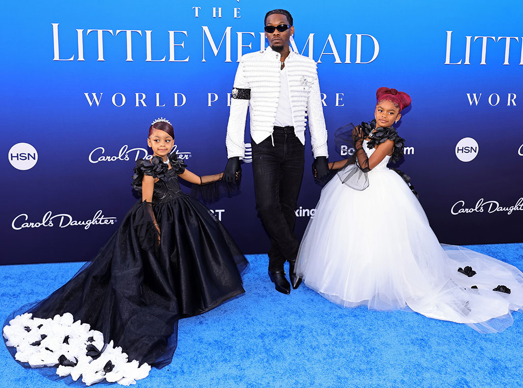 The Little Mermaid Premiere, Kulture Kiari Cephus, Offset, Kalea Marie Cephus