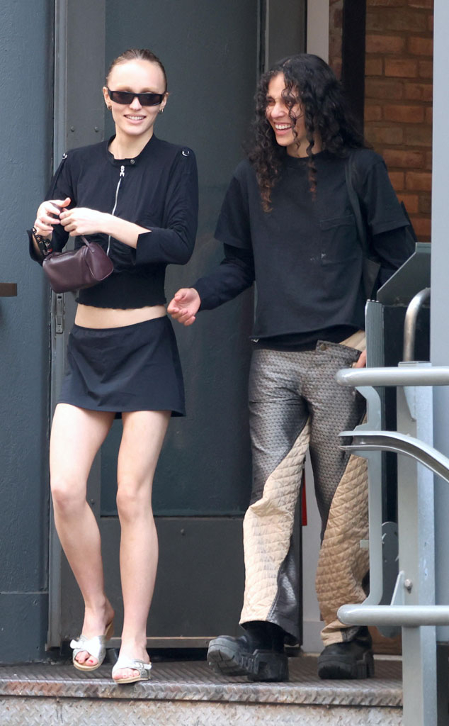 Lily-Rose Depp and 070 Shake Pack on PDA During NYC Date