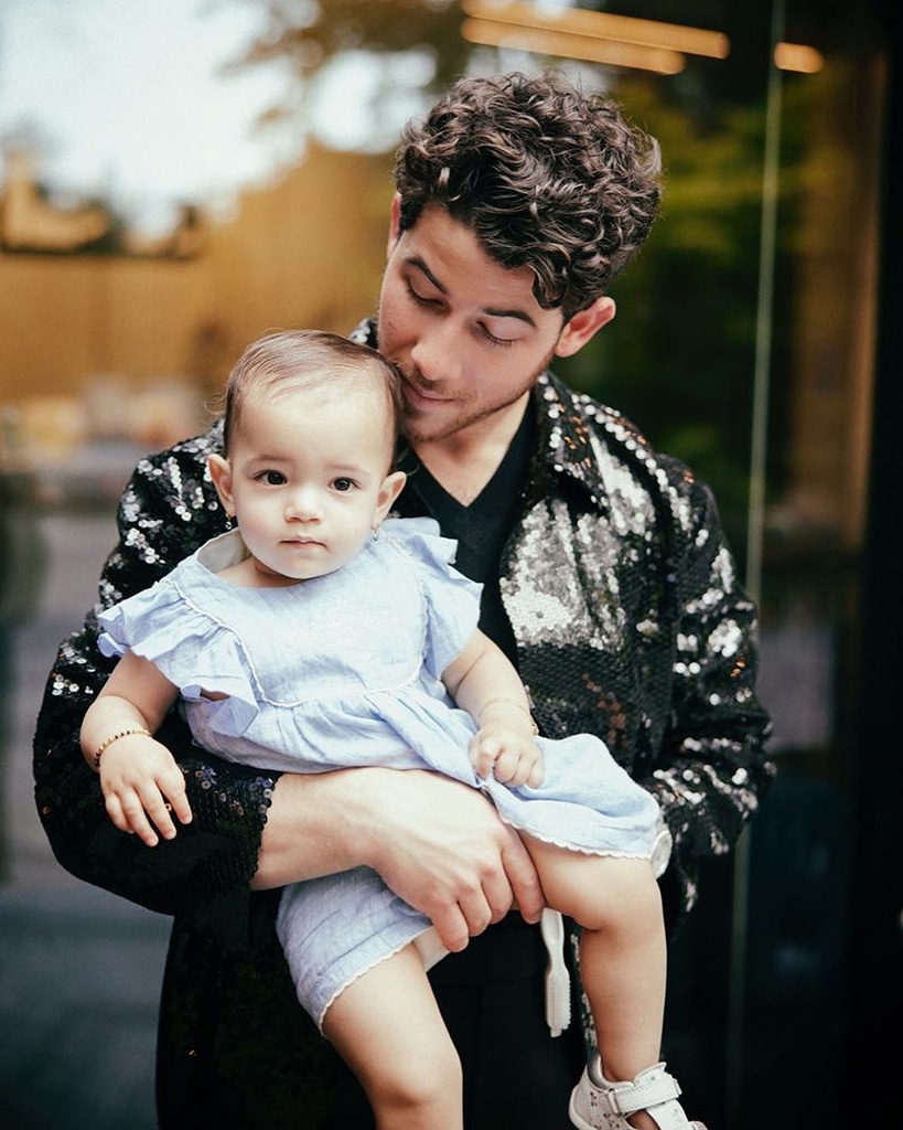Nick Jonas, baby Malti