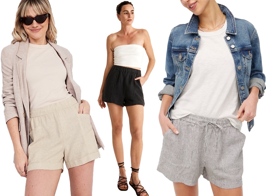 High waisted shorts sales not denim