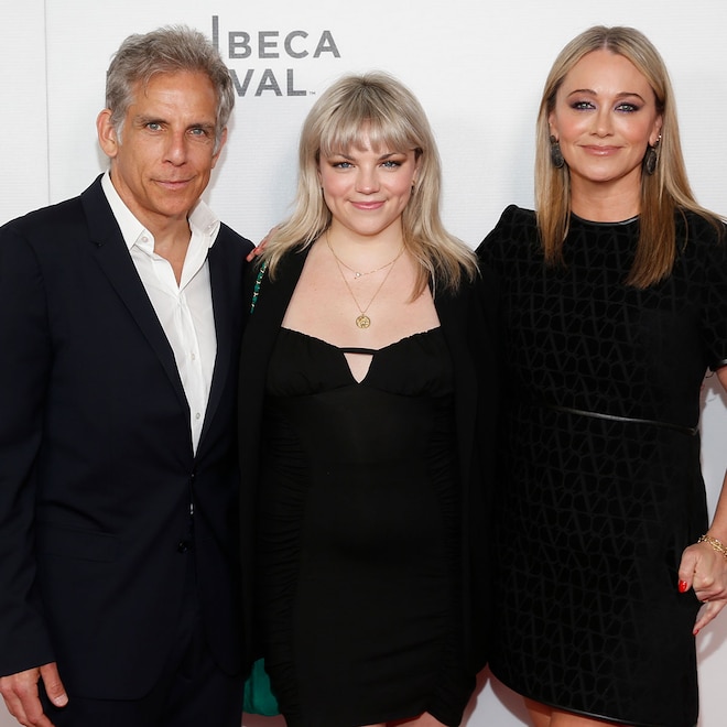 Ben Stiller, Ella Stiller, Christine Taylor