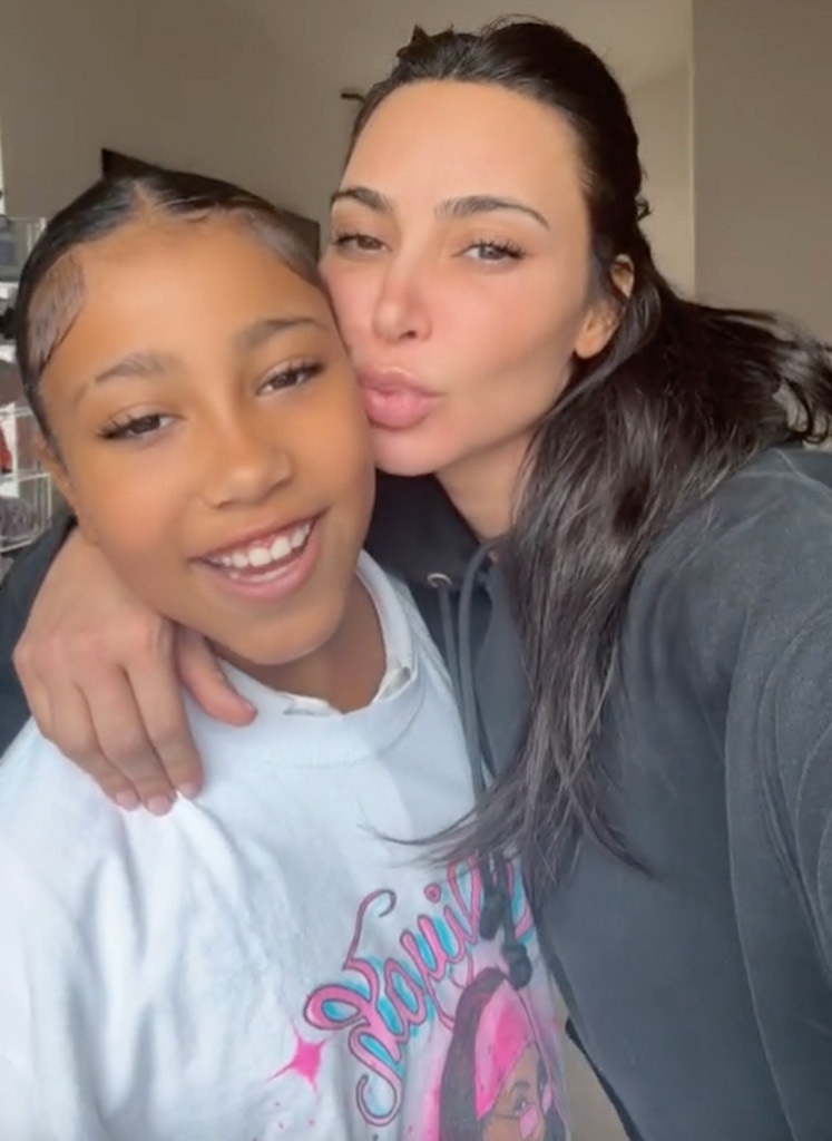 Kim Kardashian, North West, TikTok