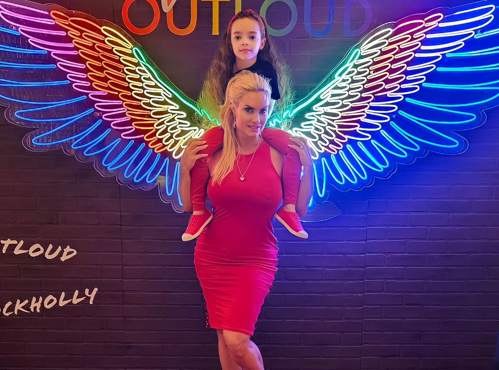 Coco Austin and Daughter Chanel Share a Kiss in Matching Floral