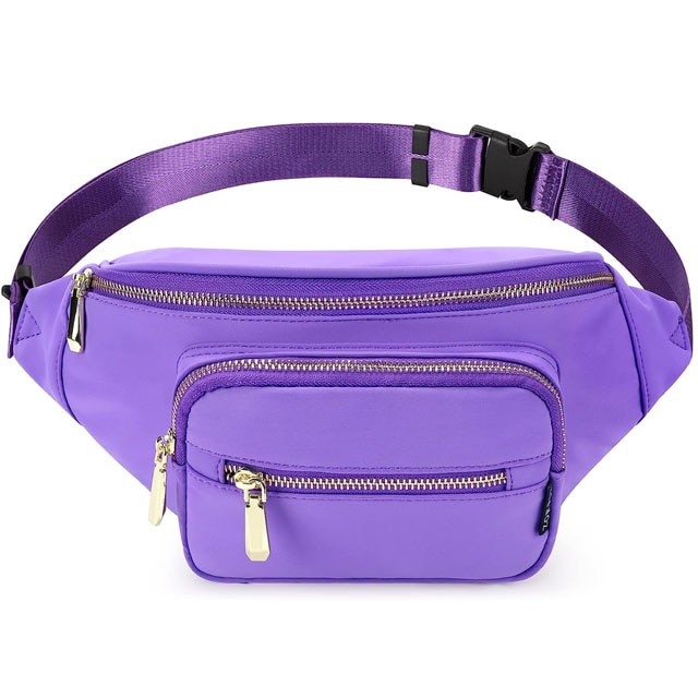 BEMYLV Leather Chain Belt Bag for Women Crossbody