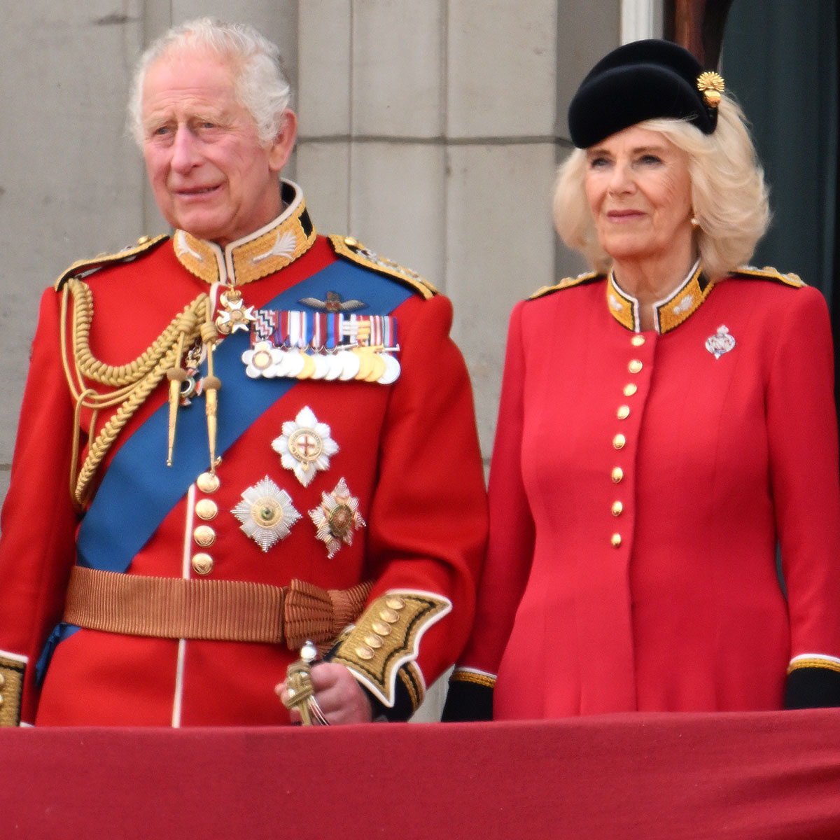Rs 1200x1200 230617083256 1200 Trooping Of The Colour 2023 King Charles Princess Charlotte Prince William Kate Middleton Queen Camilla Prince Louis Prince Geor ?fit=around|1080 1080&output Quality=90&crop=1080 1080;center,top