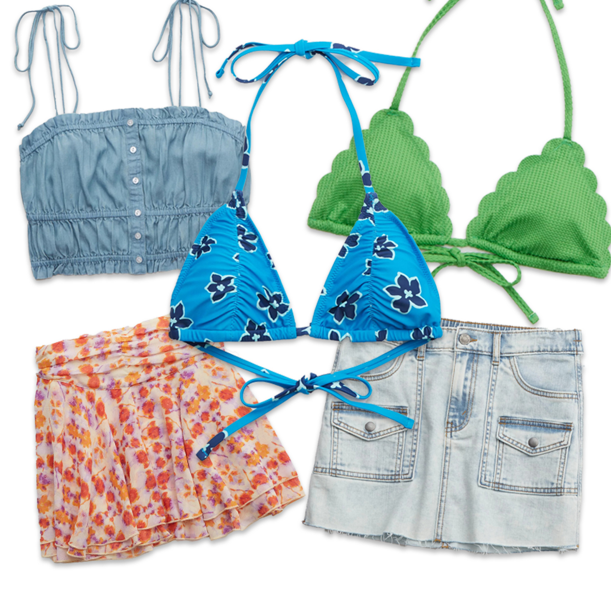 Aerie’s Sale Section Has $15 Bikinis, $20 Skirts & More 60% Off Deals
