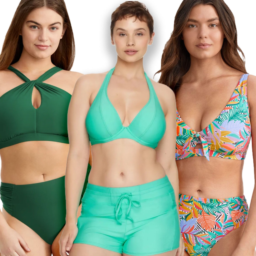 Women Sport Bra Flower Printed Beachwear Swimsuits Tops for Women  Supportive Bikini Tops for Women Large Bust Supportive Swimsuits for Women  Tops Long