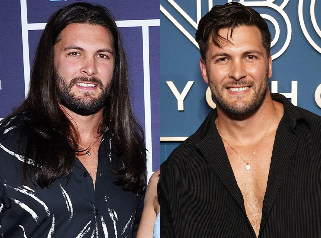 Brock Davies, long hair, short hair