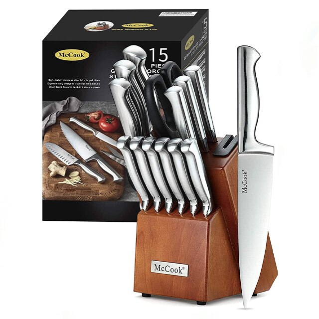 Wolfgang Puck Chef's Series 6pc Steel Cutlery Set with Block - 13 Deals