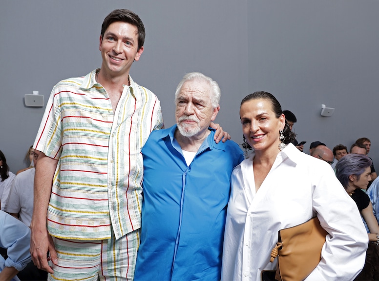 Nicholas Braun, Brian Cox, Nicole Ansari-Cox, Loewe Menswear, Paris Fashion Week 2023