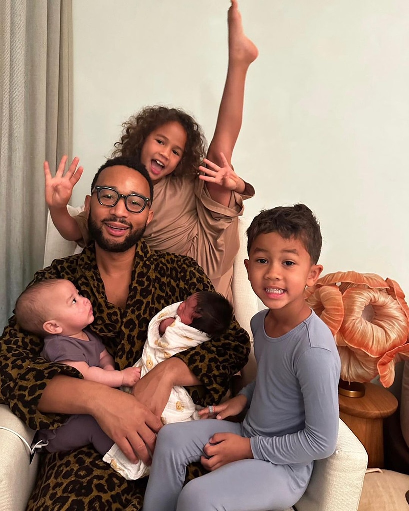 John Legend, Kids, Luna, Miles, Esti, Wren, Baby, Instagram