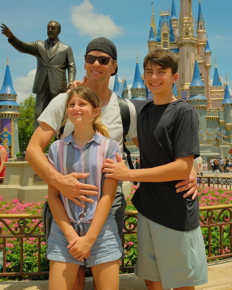 Tom Brady, Kids, Ben, Vivian, Instagram, Disney, June 2023, post-retirement life