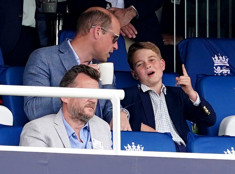 Prince George, Prince William, England and Australia Cricket Game