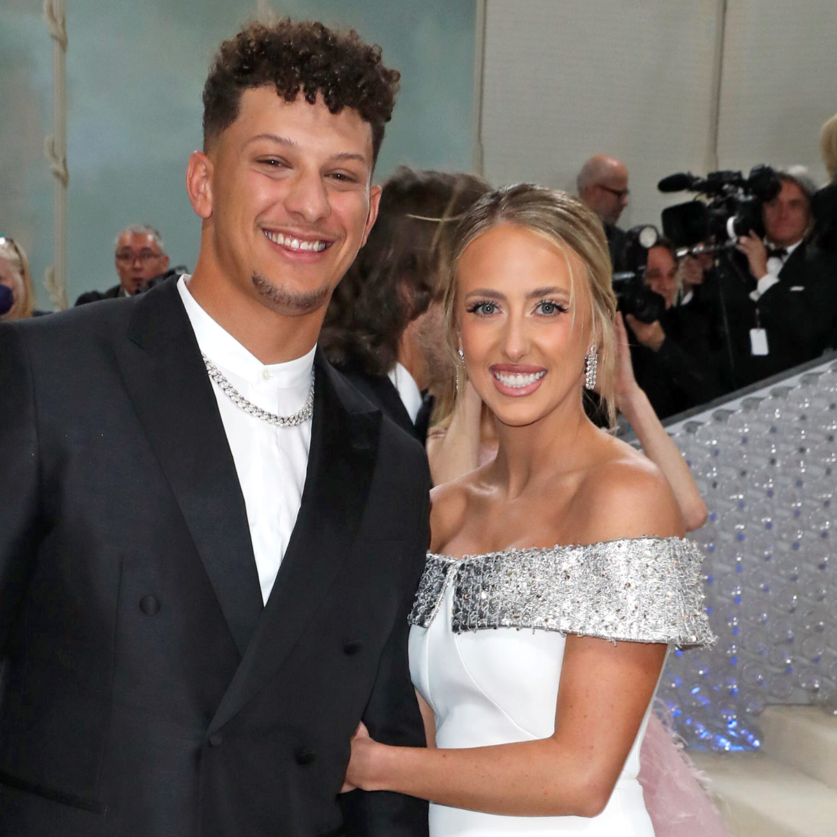 Patrick Mahomes Says Wife Brittany Has a “Good Sense” on Handling Hate