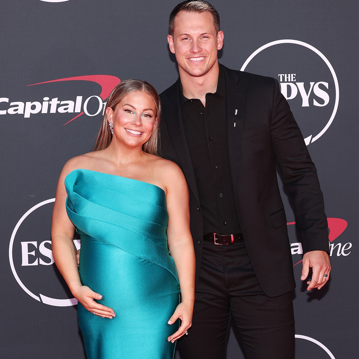 Andrew East and Shawn Johnson, The 2023 ESPYS, Arrivals