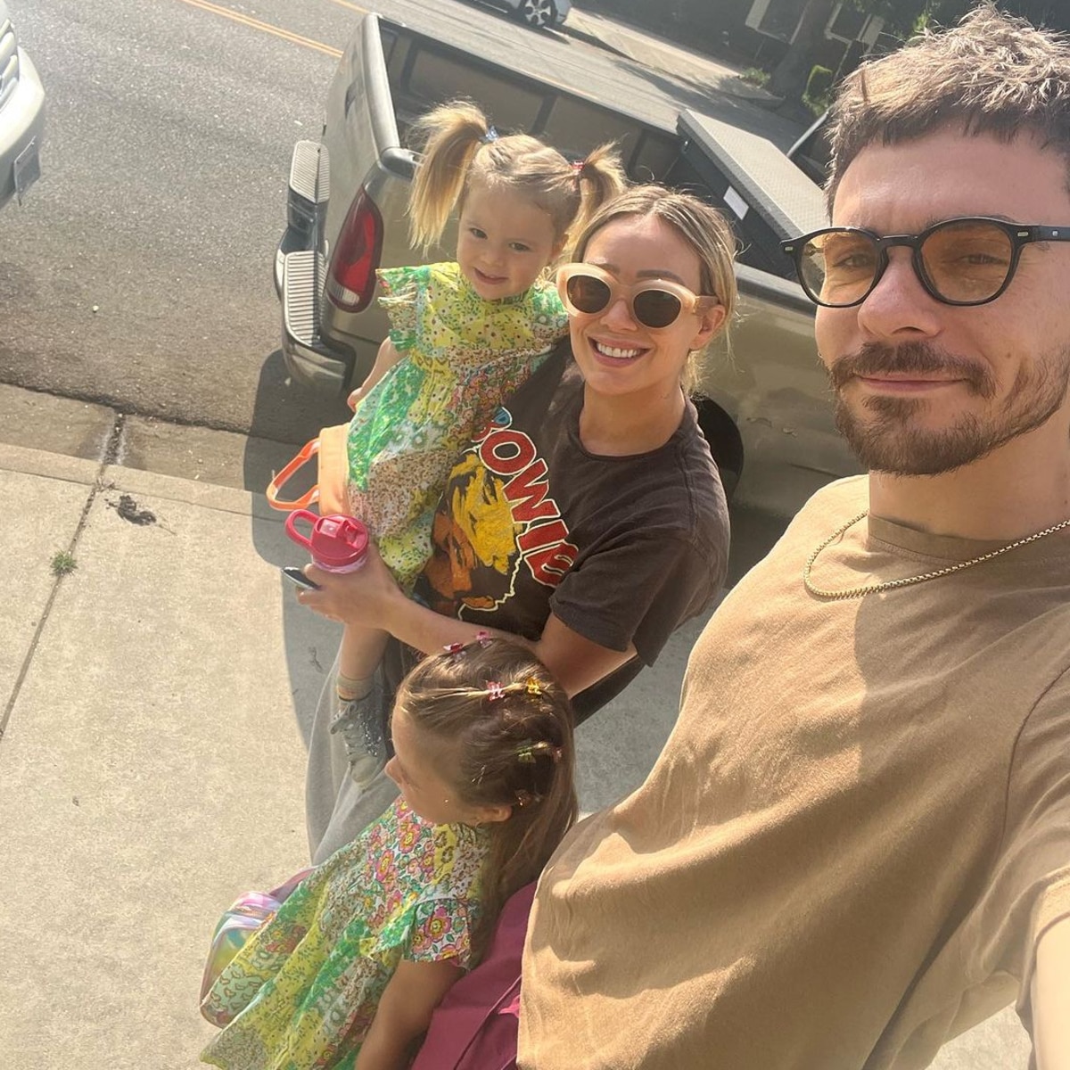 Hey Now, Hilary Duff’s 2 Daughters Are All Grown Up in Twinning Pic