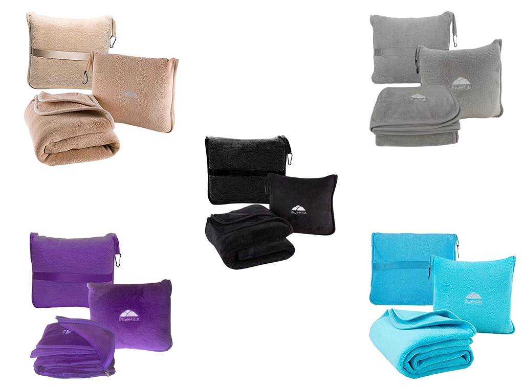 This 2 In 1 Pillow and Blanket Set Is the Travel Must Have You Need